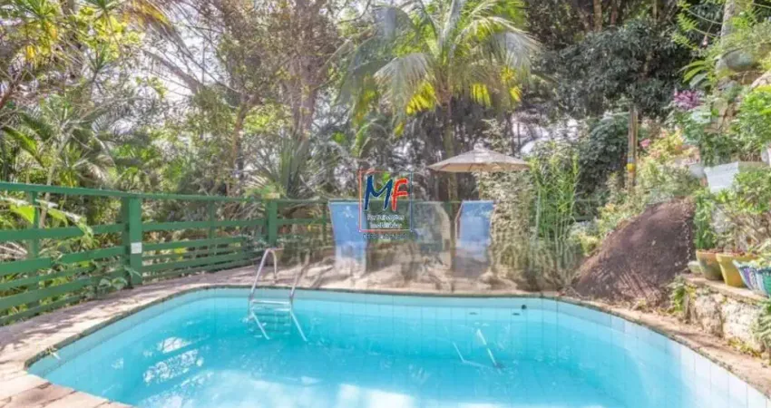 Excelente imóvel em Ilhabela/SP, 154 m² a.c., 5.500m² a.t.,  casa principal, 4 chalés, piscina. Prox. Praia Perequê (REF 20.589)