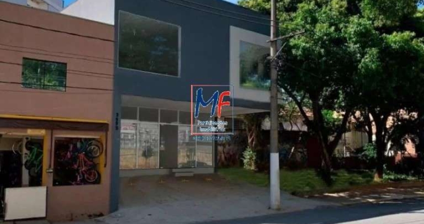 Excelente Loja na Vila Prudente, 286 m²a.c., terreno 143 m2, moderna  e versátil, com piso cerâmico, 4 vagas. ZEU. REF: 20746