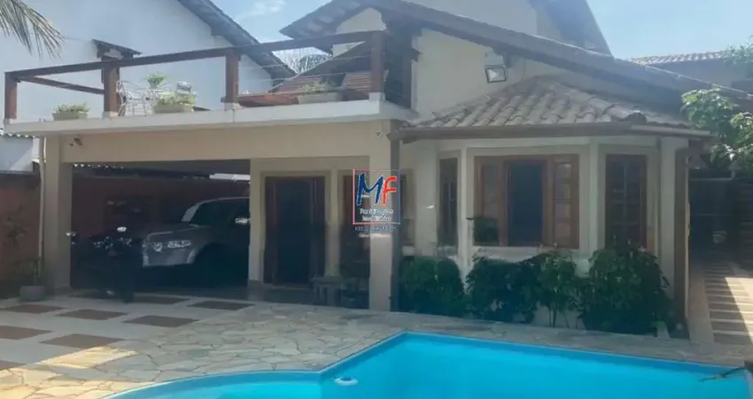 Excelente casa em Ilhabela,  360m² a.c., 300m² a.t., 5 suítes, sala, cozinha, varanda, churrasqueira, quintal, piscina (REF 20.613)