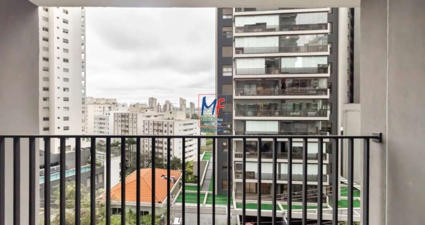 Excelente apto studio ,  com 31m², 1 dormitório, cozinha, banheiro, varanda, lazer. Prox. Metrô Vila Madalena (REF 20.778)
