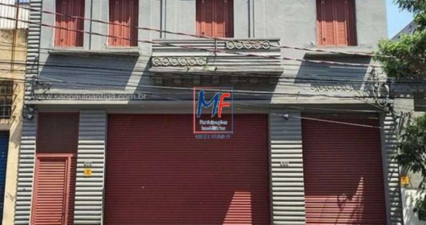 Excelente Prédio para locação  em Campos Elíseos, com 760 m² a.u., terreno 495 m2, testada 11 m, ZEM ,  com cozinha, elevador, banheiros, escritório. REF 20.855