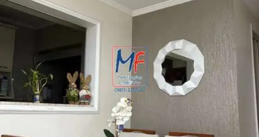 Excelente apto na Vila Amélia, com 50m² a.u., 2 dormitórios, sala, cozinha, lavanderia, sacada, 1 vaga, lazer. Prox. Av. Parada Pinto (REF 21.037)