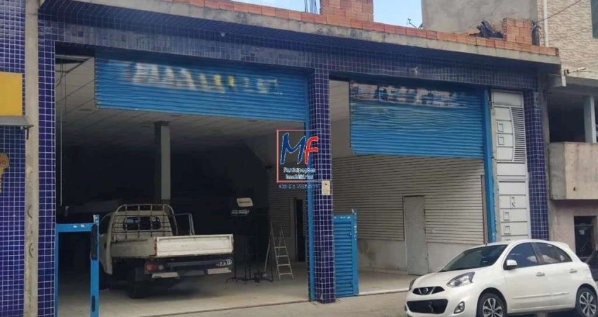 Excelente galpão comercial no Jardim Aurora (Zona Leste), com 336 m², 4 vagas. Prox. Mercado Municipal de Guaianases. Aceita permuta (REF 20.725)