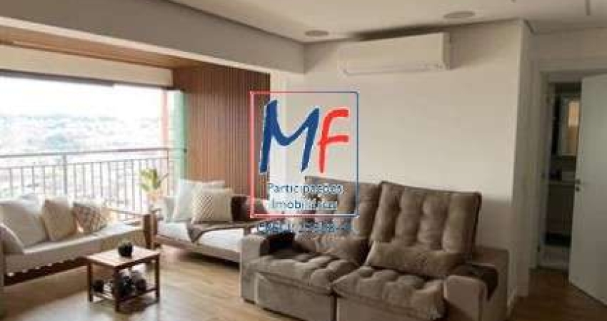 Excelente apto no Jardim Independência, com 78m² a.u., 2 dormitórios (1 suíte), sala, cozinha, varanda, 1 vaga, lazer. Prox. Metrô Oratório (REF 20.447)