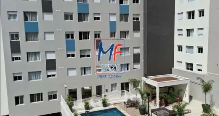 Excelente apto em Santo Amaro, com 34m² a.u., 2 dormitórios (1 suíte), sala, cozinha, área de serviço, lazer. Prox. Metrô Giovanni Gronchi (REF 20.957)