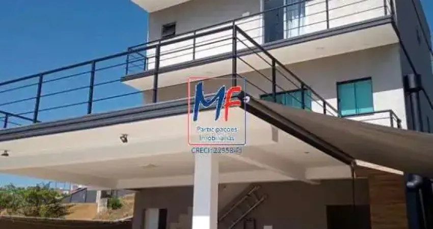 Excelente sobrado em cond. fechado em Bragança Paulista/SP,  360m² a.u., 4 dormitórios (1 suíte), sala, cozinha, varanda, churrasqueira, piscina, 3 vagas, lazer (REF 20.930)
