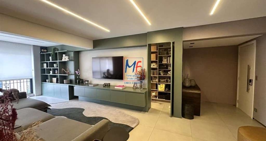 Excelente apto cobertura na Vila Andrade, com 165m² a.u., 2 dormitórios (2 suítes), sala, cozinha, área gourmet, churrasqueira, jacuzzi, 3 vagas, lazer (REF 20.921)