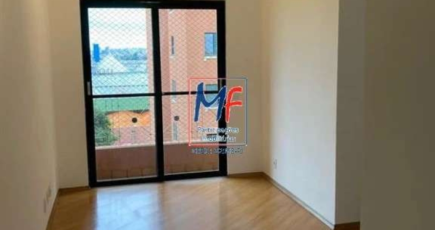 Excelente apto na Vila do Castelo, com 53m² a.u., 2 dormitórios, sala, cozinha, varanda, área de serviço, 1 vaga, lazer. Prox. Shopping Interlagos (REF 20.956)