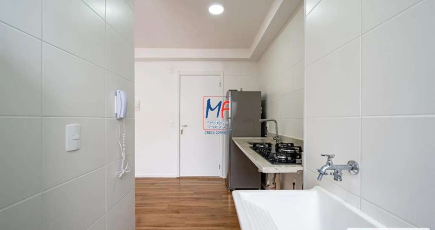 Excelente apto na Vila Água Funda, com 40m² a.u., 2 dormitórios, sala, cozinha, área de serviço, 1 vaga, lazer. Prox. Shopping Plaza Sul (REF 20.953)