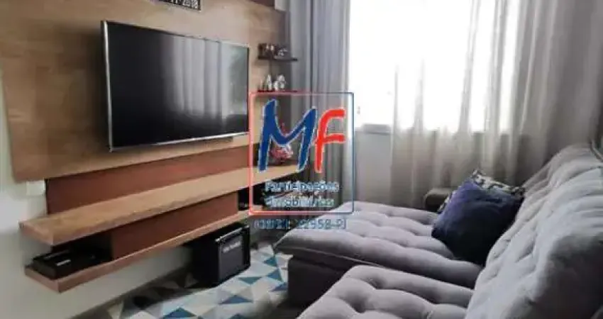 Excelente apto no Jardim Ângela (Zona Leste SP), com 60m² a.u., 2 dormitórios (1 suíte), sala, cozinha, lavanderia, varanda envidraçada, 1 vaga, lazer (REF 21.070)