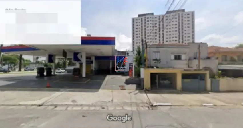 Excelente terreno no bairro do Cambuci, São Paulo/SP, com 894 m² a.t., 739 m² a.c., testada de 48 metros, Zoneamento ZM. Prox. Av. Dom Pedro I (REF 19.579)