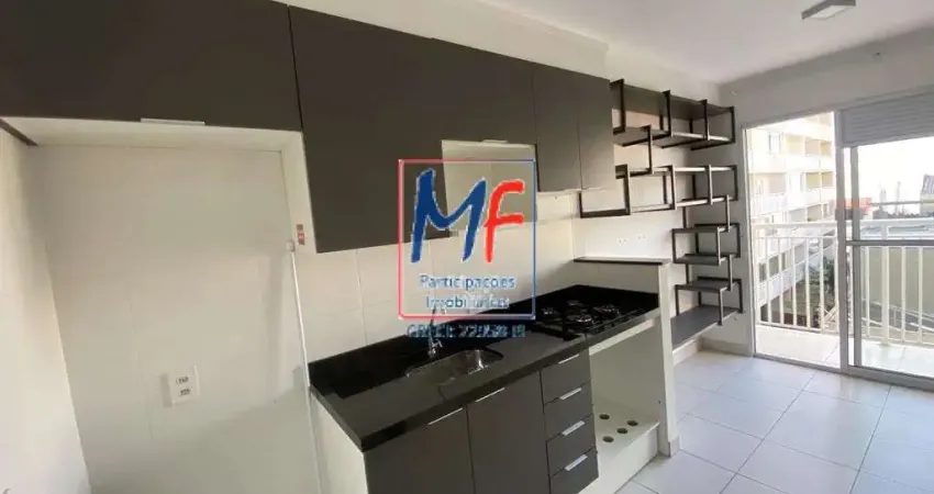 Excelente apto studio na Vila Ema, com 29m² a.u., 1 dormitório, sala, cozinha, banheiro, varanda, lazer. Prox. Metrô Oratório (REF 21.136)