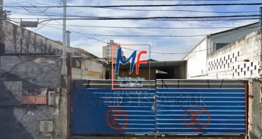 Excelente Galpão localizado  Vila Moraes, com 450m²  a.u  , com vão livre, mezanino, estacionamento e fácil acesso ao Metrô Santa Cruz. Não aceita permuta.REF 21080