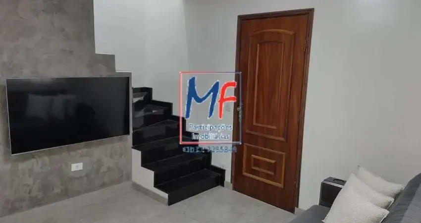 Excelente sobrado em cond. fechado em Lauzane Paulista, com 90m² a.u., 2 dormitórios, sala, cozinha, 2 vagas, lazer. Prox. Av. Parada Pinto (REF 21.158)