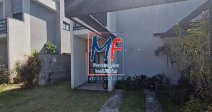 Excelente sobrado em cond. fechado no Jardim Vila Rica, com 79m² a.u., 3 dormitórios (2 suítes), sala, cozinha, 2 vagas, lazer (REF 21.157)