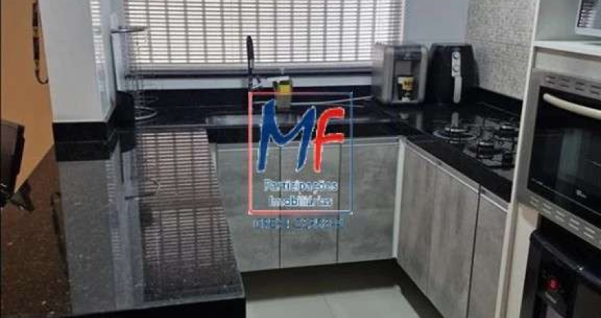 Excelente sobrado em cond. fechado na Vila Gustavo, com 48m² a.u., 2 dormitórios (2 suítes), sala, cozinha americana, lavanderia, 1 vaga fixa (REF 21.159)