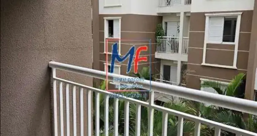 Excelente apto na Vila Nivi, com 62m² a.u., 2 dormitórios (1 suíte), sala, cozinha, lavanderia, varanda, depósito, 2 vagas, lazer (REF 21.164)