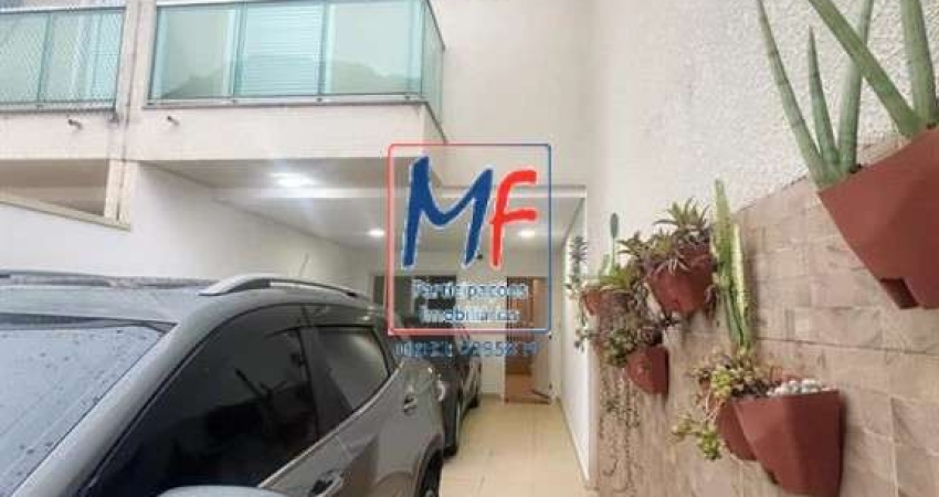 Excelente sobrado na Água Fria, com 171m² a.u., 3 dormitórios (3 suítes), sala, cozinha, escritório, varanda, 2 vagas. Prox. Av. Água Fria (REF 21.168)