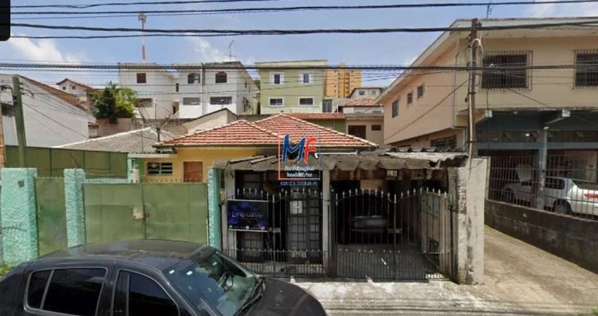 Excelente terreno na Vila Morse, com 200 m2 e 165 m² a.u., testada de 10 m, não aceita permutas , composto por 1 casa e 2 vagas. Prox. Estádio do Morumbi (REF 19.849)