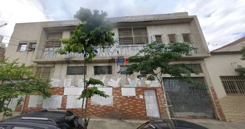 Excelente Terreno localizado no bairro do Belenzinho, com 827 m² área total, testada de 20 metros. ZONEAMENTO: ZEU. Aceita propostas em dinheiro.  REF: 19.860