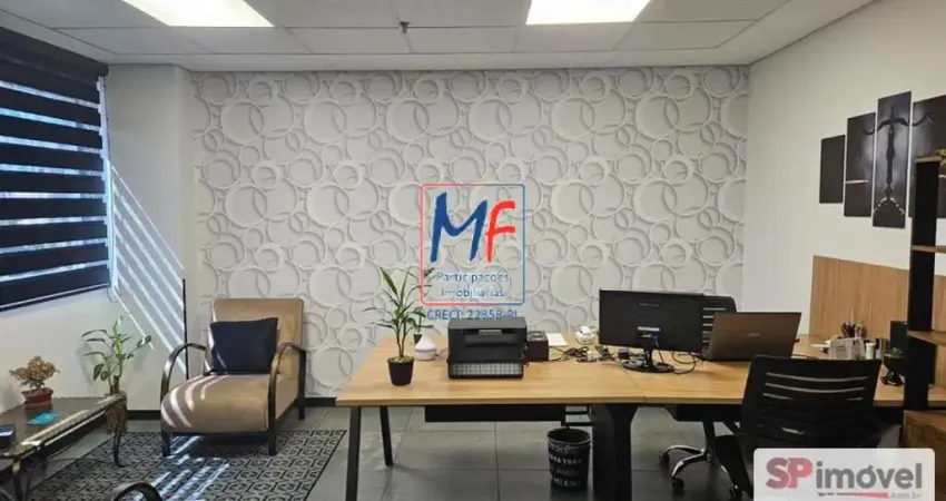 Excelente sala comercial Rudge Ramos, São Bernardo do Campo/SP, 34 m² a.u., copa, banheiro, despensa com prateleiras, ar condicionado, 1 vaga coberta (REF 21.228)