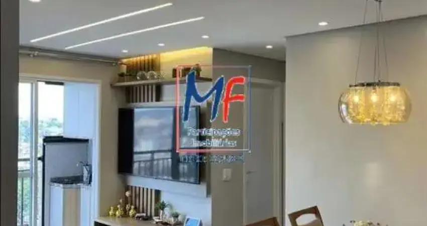 Excelente apto no centro de são bernardo do campo/sp, com 48m² a.u., 2 dormitórios, sala, cozinha planejada, varanda grill, 1 vaga coberta, lazer (ref 21.222)