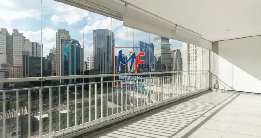 Excelente apto no Itaim Bibi, com 90m² a.u., 1 dormitório (1 suíte), sala, cozinha, varanda envidraçada, 2 vagas, lazer. Prox. Av. Pres. Juscelino Kubitschek (REF 21.282)