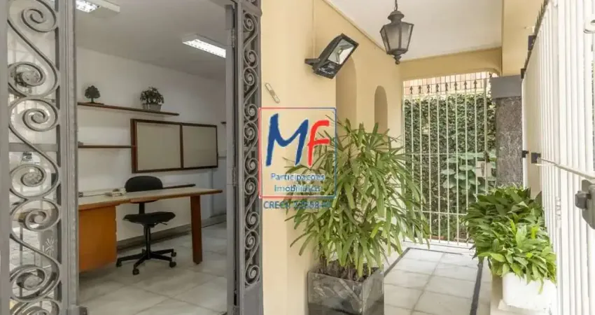 Excelente Casa localizada no Pacaembu, com 450 m de área útil, terreno com 576 m2, testada 16 m, 12 salas, 6 banheiros e 16 vagas de garagem . Zon. ZM.  REF 21.294