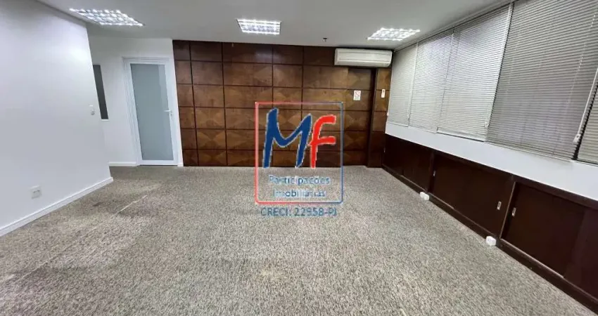 Excelente conjunto comercial campo belo, com 180 m² a.u., 4 banheiros, vão livre e 4 vagas, nas proximidades da av. ver. josé diniz . agenda já a sua visita. (ref 21.343)