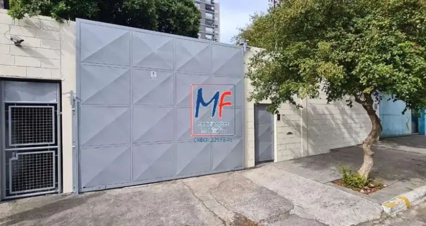 Excelente galpão localizado no ipiranga, com 749 m² de terreno , com 2 banheiros e 3 salas. zoneamento zm . não aceita permutas .ref 21.518