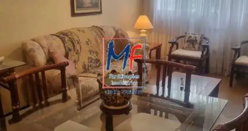 Excelente apartamento mobiliado em santos, com 62 m²  a.u, 2 dormitórios (1 suíte), 2 banheiros (1 de serviço) , lazer e 1 vaga de garagem numerada. ref: 21.878