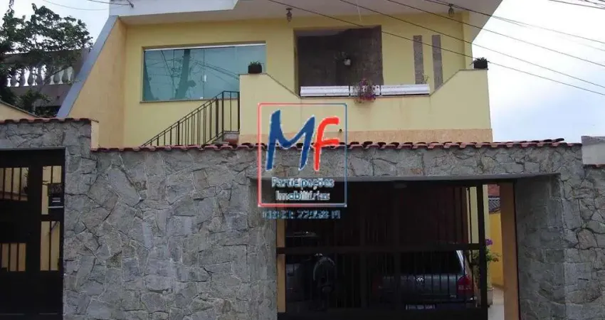 Excelente sobrado no imirim, com 320 m² a.u., 3 dormitórios (1 suíte), sala c/ 2 ambientes, cozinha, lavanderia, terraço, 10 vagas. prox. av. imirim (ref 21.951)