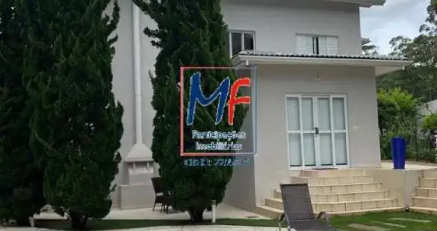 Excelente sobrado em cond. fechado em mairiporã, 355 m² a.u., 4 dormitórios (4 suítes), churrasqueira, forno de pizza, academia, piscina, 15 vagas (ref 22.025)