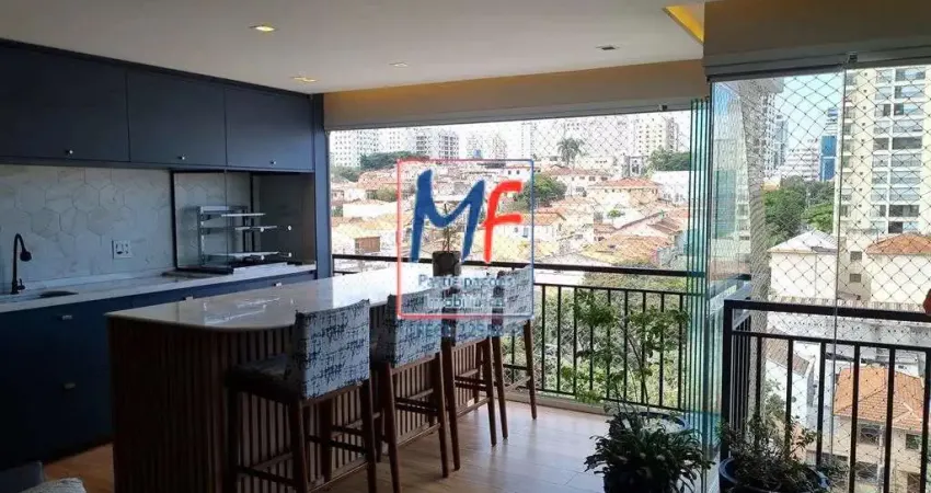 Excelente apto em santana, com 133 m² a.u., 3 dormitórios (3 suítes), sala, cozinha, despensa, varanda gourmet envidraçada, 2 vagas demarcadas, lazer (ref 22.073)