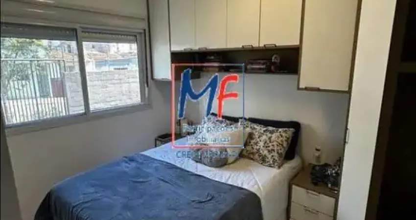 Excelente apto na chácara santo antônio (zona leste), com 51 m² a.u., 2 dormitórios (1 suíte), sala, cozinha, 1 vaga, lazer. prox.  av. conselheiro carrão (ref 22.098)