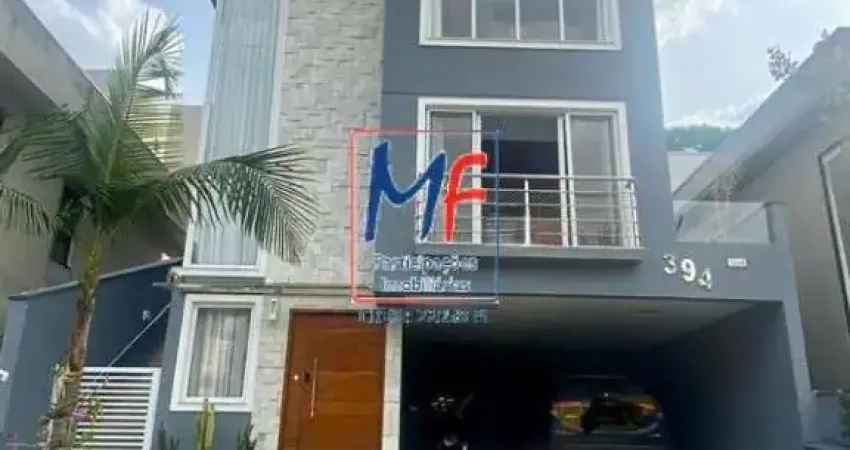 Excelente sobrado em cond. fechado em santana de parnaíba/sp, 200 m² a.u., 3 dormitórios (1 suíte), sala, cozinha, escritório, piscina, área gourmet, 4 vagas (ref 22.119)