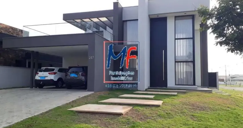 Excelente casa em cond. fechado em salto/sp, 338 m² a.u., 3 dormitórios (3 suítes), sala, escritório, cozinha, lavanderia, área de descanso, piscina, 4 vagas (ref 22.124)