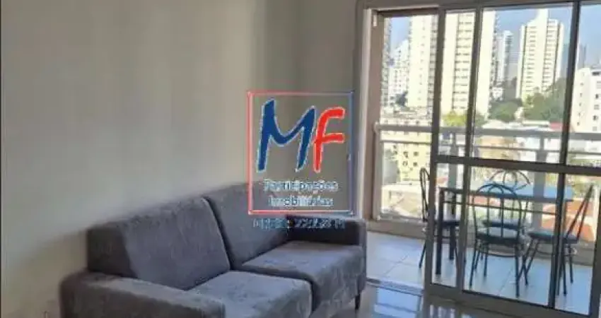 Excelente apto na aclimação, com 40 m² a.u., 1 dormitório, sala, cozinha, área de serviço, varanda, depósito, 1 vaga, lazer (porteira fechada) (ref 22.155)