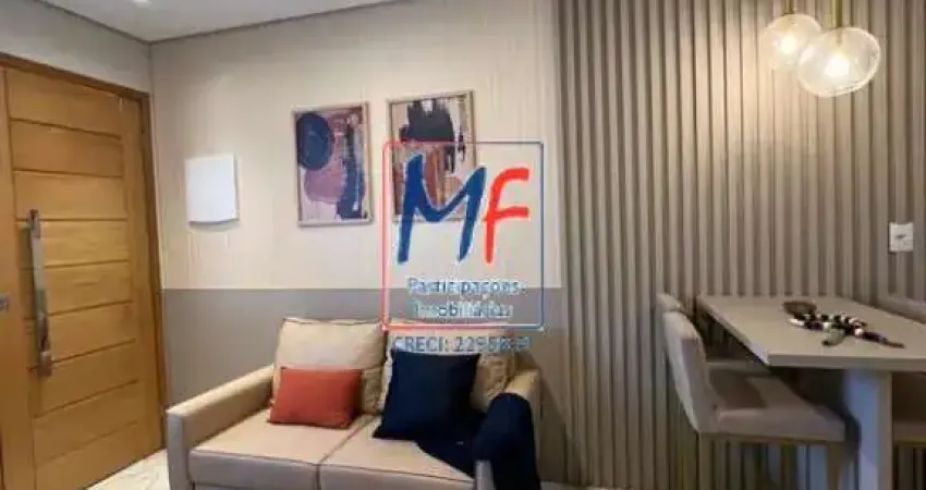 Excelente apto no tremembé, com 35 m² a.u., 2 dormitórios, sala, cozinha americana, lavanderia, 1 vaga. prox. av. nova cantareira (ref 22.171)