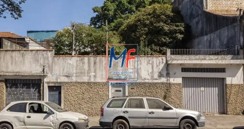 Excelente terreno na penha de frança, com 510 m²  área de terreno e 158 m²  área construída, zon zm e testada de 3 m. estuda permuta. ref. 22.173