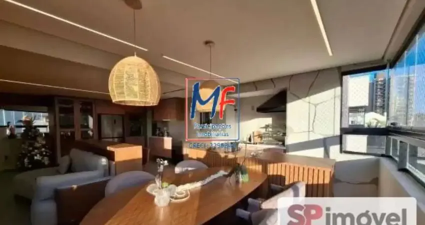 Excelente apto em santo andré/sp, 125 m² a.u., 3 dormitórios (3 suítes), sala, cozinha, varanda gourmet c/ churrasqueira a carvão, depósito, 2 vagas, lazer (ref 22.176)