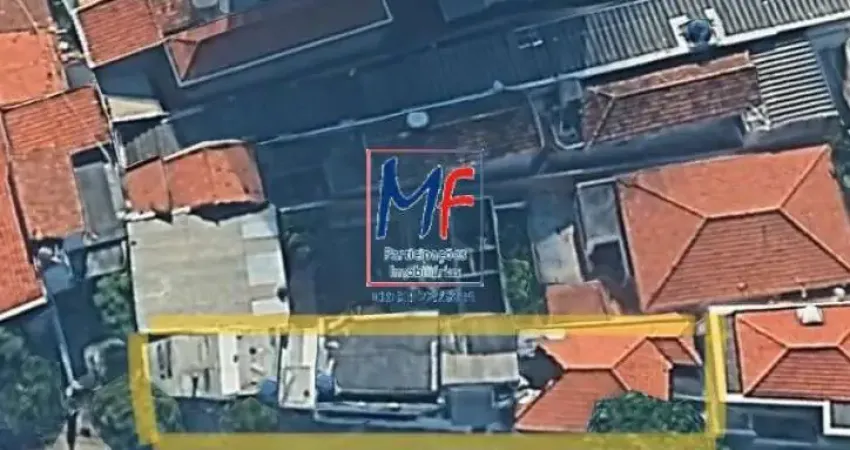 Excelente terreno residencial na Saúde, com 328 m² de area , 185 m² a.c, 35 m de frente e 9 m de fundo, zoneamento ZM. Agende sua visita. REF 22.382