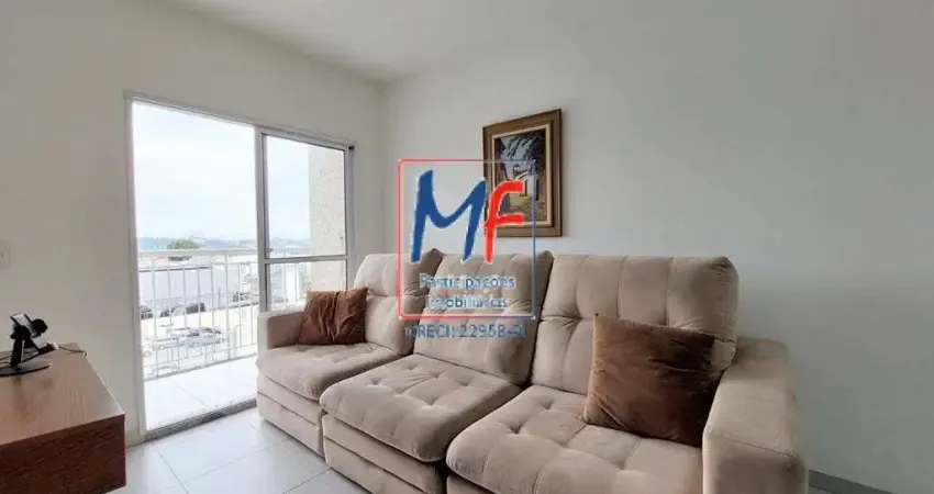 Excelente apto no Jardim Modelo, com 53 m² a.u., 2 dormitórios (1 suíte), sala, cozinha, varanda, 1 vaga, lazer. Prox. Av. Luís Stamatis. Aceita permuta (REF 22.462)