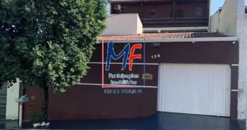 Casa à venda em Paulínia/SP, com 3 quartos (1 suíte), sala, cozinha, varanda, lavanderia, quintal, 3 vagas (188 m² a.u.). Prox. Av. Fausto Pietrobom (REF 22.532)