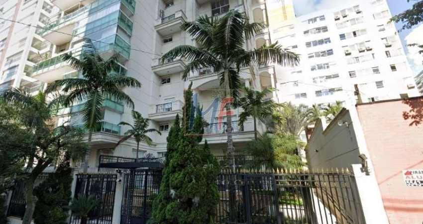 REF: 1355 - Maravilhoso apartamento, alto padrão com 173 m² de área útil, sendo 3 suítes, 2 vagas, a poucos minutos a pé do P.Ibirapuera!!!