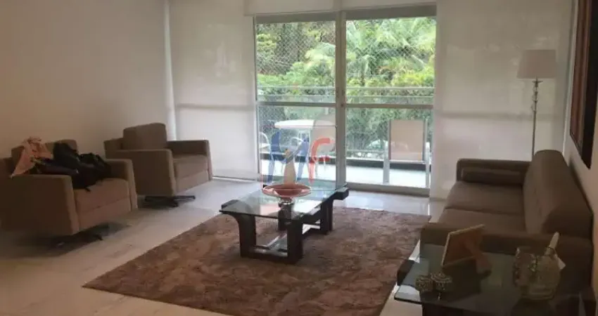 REF: 4836 - Lindo apartamento no Real Parque, com 170 m² , sala espaçoça com sacada, 4 quartos sendo 1 suíte e 3 vagas de garagem.
