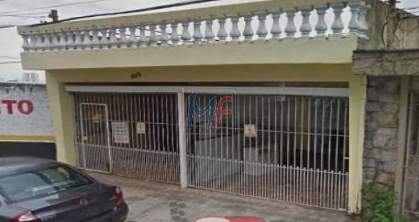 REF 7798 - Excelente terreno com Casa  V. Formosa 359 m² e a 5 min Shopping  Anália Franco e a 300 mts futura estação  metro V.Formosa.