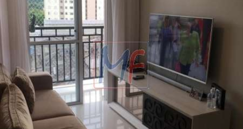 REF: 10.2018 Lindo Apto no bairro Quarta Parada 52m², 2 quartos, 1 vaga, recém formado, decorado c/  porcelanato, rebaixo c/ iluminação.