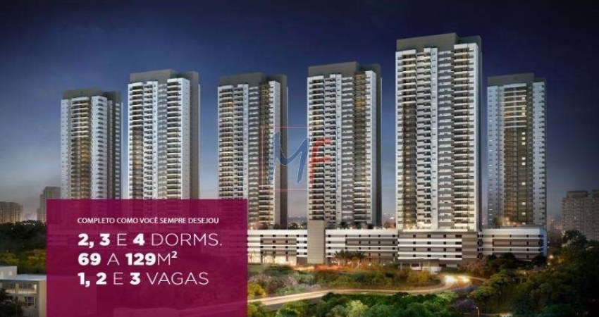 Ótimo apartamento 129 m², a.u, 4 dormitórios ( sendo 3 suítes), 2 ou 3 vagas, área de lazer completa, Morumbi. REF: 12.138