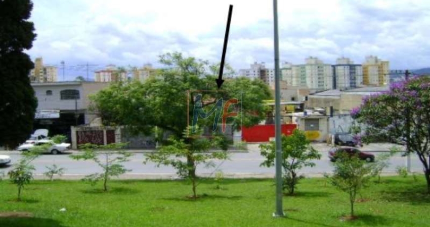 Excelente Terreno localizado  bairro Vila Florida, Guarulhos,  1.389 m²e frente de 25 m.  Não Analisa permutas. Zoneamento ZCS.  REF: 12.482